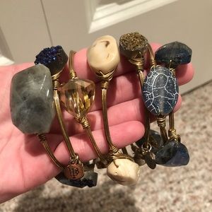 Bourbon & Bowties Bangles - Set of 7